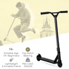 Stunt Scooter Pro Scooter Entry Level, Freestyle Scooter w/ Lightweight Alloy Deck for 14 Years and Up Teens, Adults, Black