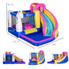Bounce Castle, Inflatable Trampoline with Water Slide Pool Climb 11.3' x 9.8' x 6.9'