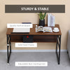 Drafting Table, Adjustable Drawing Desk, Multifunctional Writing Desk with 15-Level Tiltable Tabletop and Storage Shelf for Home Office, Walnut