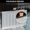 Textured Aluminum Folding Wheelchair Ramp, 2' Portable Threshold Ramp, for Doorways, Home, Steps, Stairs