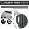 10' x 5' Side Awning, Retractable Privacy Screen & Driveway Guard, Instant Outside Screen, Wall, or Fence, Side Shade and Wind Block for Indoor Outdoor, Garden, Black