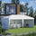 10' x 20' Pop Up Outdoor Party Tent with 4 Removable Sidewalls, Wedding & Event Canopy with Carry Bag for Patio, Backyard, White