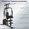 Home Gym, Multifunction Gym Equipment Workout Station with 100Lbs Weight Stack for Preacher Bicep Curl