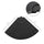4 Pieces Round Patio Umbrella Base, Cantilever Offset Outdoor Umbrella Weights, 52 Liters Capacity Water or 112 lbs Capacity Sand Set, Black