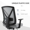 Rolling Chair Office Chair Mesh Mid-Back Swivel Computer Desk Task Chair Home Study Rocker With Wheels, Lumbar Support, Grey