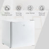 Mini Freezer Countertop, 1.1Cu.Ft Compact Upright Freezer with Removable Shelves, Reversible Door for Home, Dorm, Apartment and Office, White