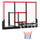 Wall Mounted Basketball Hoop, Mini Hoop with Shatter Proof Backboard, Durable Bracket and All Weather Net