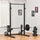 Multi-Function Power Tower, Adjustable Squat Rack, Power Cage  w/ Pull Up Bar for Home Gym Strength Training