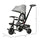 4 in 1 Adjustable Baby Tricycle Stroller w/ Removable Handle, Brake, Cover