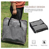 Cat Carrier 39" Portable Soft-Sided Pet With Divider  Dual Compartment  Oxford Fabric  & Storage Bag  Grey