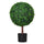23.5 Inch Artificial Boxwood Ball Topiary Tree Fake Decorative Plant with Nursery Pot for Indoor Outdoor DÃ©cor