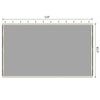 Universal Replacement Mesh Sidewall Netting for 10' x 10' Gazebos and Canopy Tents with Zippers, (Sidewall Only) Black