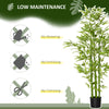 5ft Artificial Bamboo Tree, Faux Decorative Plant in Nursery Pot for Indoor or Outdoor DÃ©cor