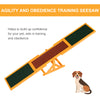 Wooden Dog Agility Seesaw for Training and Exercise, Platform Equipment Run Game Toy Weather Resistant Pet Supplies 71"L x 12"W x 12"H