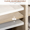 Sideboard Buffet Kitchen Sideboard Cabinet with 3 Drawers 3 Door Cabinets Adjustable Shelf for Living Room Natural