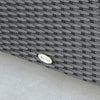 Patio Coffee Table, Large Side Table, Hand-Woven PE Rattan, Weather Resistant Wicker, Outdoor Furniture for Garden Black