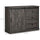 Farmhouse Kitchen Sideboard, Buffet Cabinet with Sliding Barn Door and 3 Storage Drawers for Living Room, Dark Grey