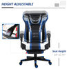 High Back Racing Respawn Gaming Chair Reclining 360 Swivel Height Adjustable with Pillow Massage Lumbar and Footrest Home Office PVC Leather