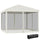 Outdoor 10' x 10' Patio Gazebo Outdoor Pop-Up Canopy with Sidewalls, Instant Setup, 4 Mesh Walls for Party, Events, Backyard, Lawn, Beige