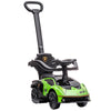 2-IN-1 Ride On Push Car, Essenza SCV12 Licensed Toddler Sliding Car, Walker Push-Along with Horn Engine Sound and Steering Wheel, Manual, Green
