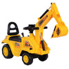 3 in 1 Ride On Toy Excavator Digger Scooter Pulling Cart Pretend Play Construction Truck