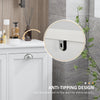 Laundry Organizer Bathroom Storage Cabinet Freestanding Furniture with 2 Tilt Out Hamper
