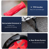 Foldable Kick Scooter w/ Adjustable Handlebars and Rear Wheel Brake for 14+