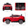 12V Electric Car for Kids w/ Remote Control, Safety Belt, LED Lights, Red