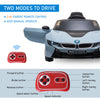 Ride-on Kids Electric Car with Secondary Remote Control & Extra Wide Safety Tires - Blue