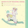 Rocking Horse Toddler Rocker Ride On Unicorn for 1-3 Years Old Baby Toy Girl and Boy Gift