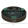 Children's Sandpit Playset for Backyard, Chocolate Brown