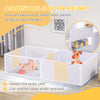 Wooden Whelping Box for Dogs for All Sized Dogs, Dog Whelping Pen with Adjustable Height Entrance Door, Large Puppy Playpen, 81" x 39" x 20", White