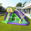 5-in-1 Inflatable Water Slide, Kids Castle Bounce House Includes Slide, Basket, Pool, Water Gun, Climbing Wall with Carry Bag, Repair Patches, 680W Air Blower