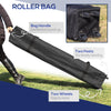 10' x 10' Pop Up Canopy with Adjustable Height, Foldable Gazebo Tent with Carry Bag with Wheels and 4 Leg Weight Bags for Outdoor, Blue