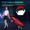 12V Electric Car for Kids w/ Remote Control, Safety Belt, LED Lights, Red