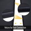5' x 2" Round Folding Portable Pole Dance Crash Mat - Black