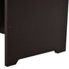 Raised Pet Food Elevated Feeder with 2 Stainless Steel Bowls  3 Levels Adjustable Height Levels  and Wood Finish