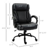 484LBS Big and Tall Ergonomic Executive Office Chair with Wide Seat, High Back Adjustable Computer Task Chair Swivel PU Leather, Brown