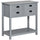 Sideboard Buffet Cabinet, Storage Serving Console Table with 4 Drawers and Slatted Bottom Shelf for Kitchen, Living Room, Grey