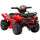 Kids 6V Battery Powered Ride On Car Quad Four Wheeler ATV Toy w/ LED Headlights, Red