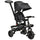 4 in 1 Adjustable Baby Tricycle Stroller w/ Removable Handle, Brake, Cover, Black