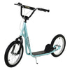 Youth Scooter Kick Scooter for Kids 5+ with Adjustable Handlebar Front and Rear Dual Brakes Inflatable Wheels, Blue