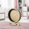 Cat Tree with Carpet Runway Wooden Sisal-Covered Cat Tower Condo Playground Furniture for Kittens Pets Activity Tree Natural Grey