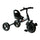 3-Wheel Ride-On Toddler Tricycle with Bell Indoor / Outdoor Recreation for 3-6 Years Old - Black