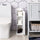 Small Bathroom Storage 26" Modern Country Vertical Bathroom Storage Cupboard Cabinet Narrow Bathroom Cabinet White