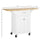 Kitchen Island Cart on Wheels with Extended Counter Drawer Cabinet Towel Racks Versatile Use
