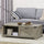 Farmhouse Coffee Table with Storage and Drawer, Rustic Coffee Table for Living Room, Open Shelf, Grey Oak