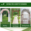 Fir Wood Garden/Backyard Arbor Trellis with Pergola Style Roof  Perfect for Vines & Other Plants