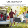 Folding Chaise Lounge, 4-Position Adjustable Lounge Chair with Armrests for Lawn, Patio, Beach, Deck, Dark Gray