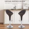 Adjustable Bar Stools Set of 2, Rattan Bar Height Barstools with Swivel for Pub Counter Kitchen